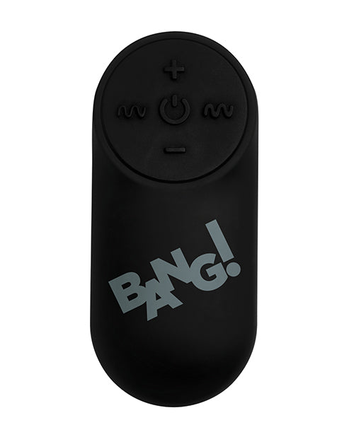 Bang! Vibrating Bullet W- Remote Control - Black - LUST Depot