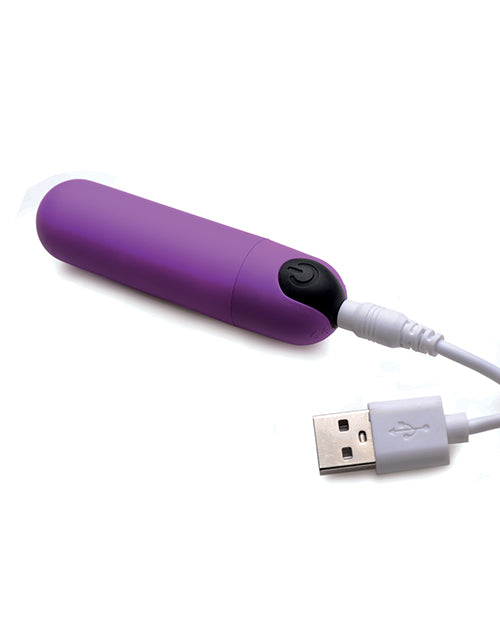 Bang! Vibrating Bullet W- Remote Control - Purple - LUST Depot