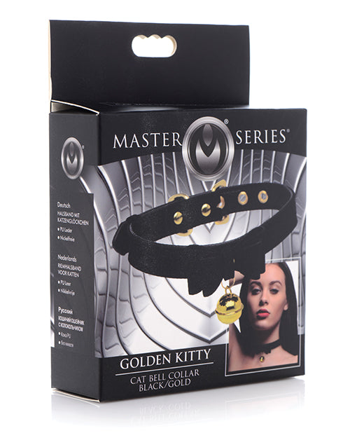 Master Series Golden Kitty Cat Bell Caller - Black-gold - LUST Depot