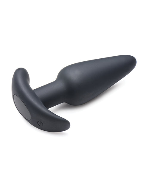 Bang! 21x Vibrating Silicone Butt Plug W-remote - Black - LUST Depot