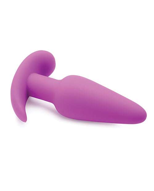 Bang! 21x Vibrating Silicone Butt Plug W-remote - Purple - LUST Depot