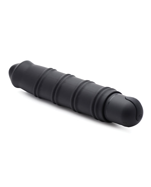 Bang! Xl Bullet & Swirl Silicone Sleeve - Black - LUST Depot