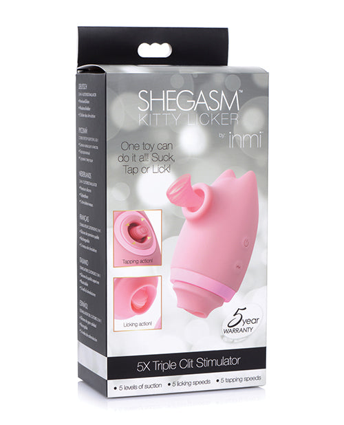 Inmi Shegasm Kitty Licker Clit Stimulator - Pink - LUST Depot