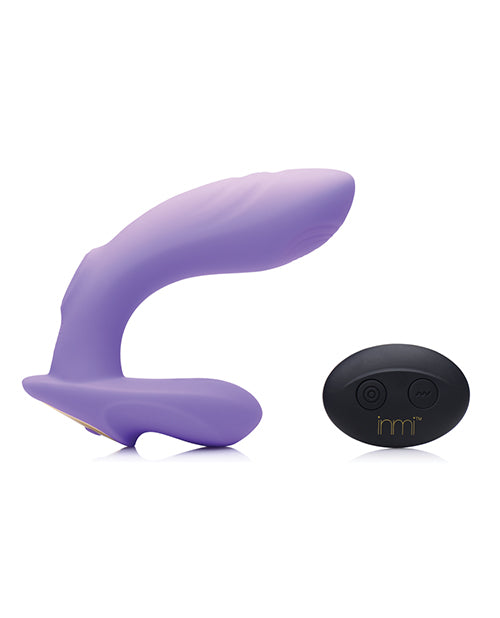 No Eta Inmi 10x G-tap Tapping Silicone G Spot Vibrator - Purple - LUST Depot