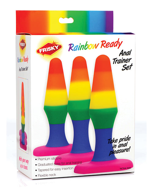 Frisky Rainbow Silicone Anal Trainer Set - LUST Depot