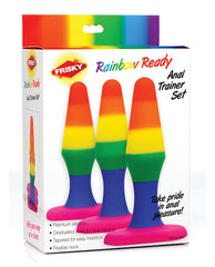 Frisky Rainbow Silicone Anal Trainer Set