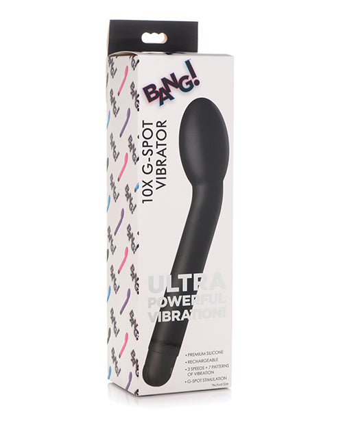 Bang! 10x G Spot Vibrator - Black - LUST Depot