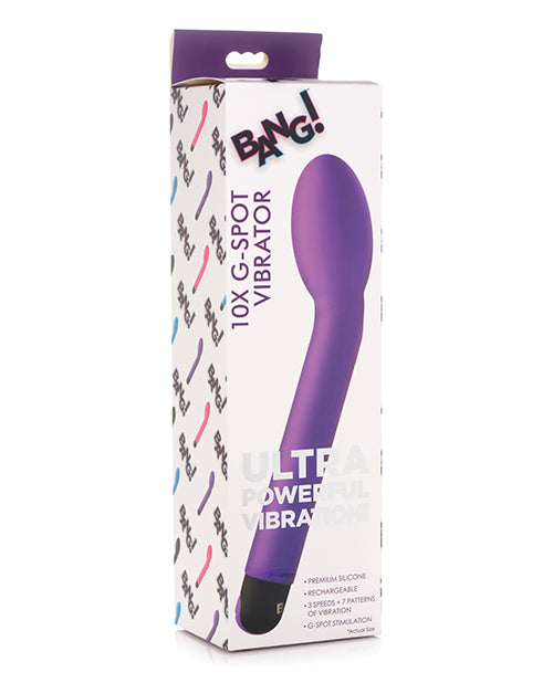 Bang! 10x G Spot Vibrator - Purple - LUST Depot