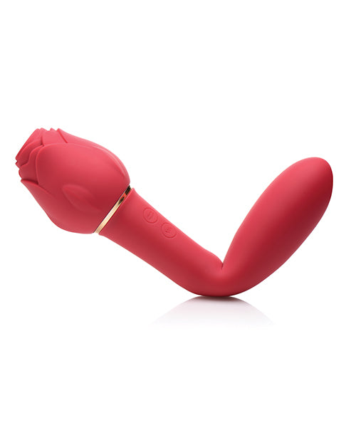 Inmi Bloomgasm Sweet Heart Rose 5x Suction Rose & 10x Vibrator - Red - LUST Depot