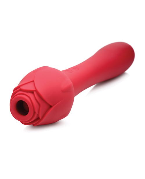 Inmi Bloomgasm Sweet Heart Rose 5x Suction Rose & 10x Vibrator - Red - LUST Depot