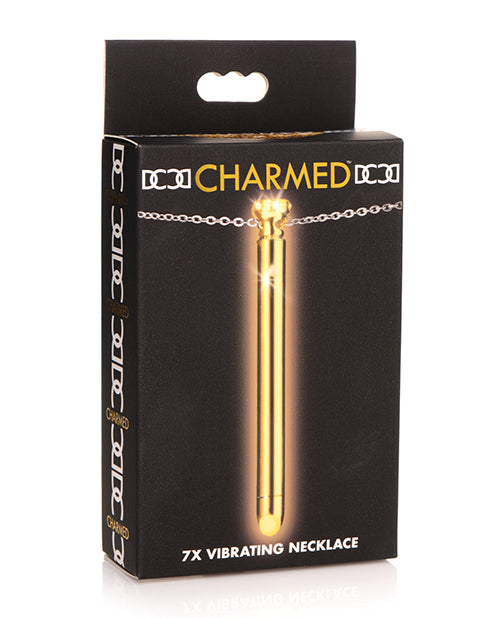 Charmed 7x Vibrating Necklace - Gold - LUST Depot