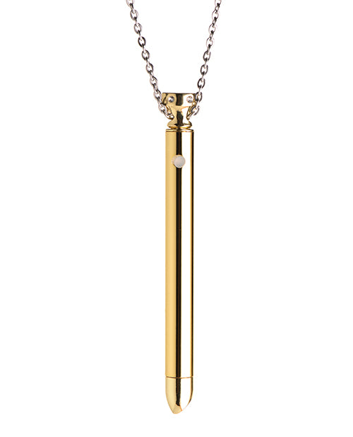 Charmed 7x Vibrating Necklace - Gold - LUST Depot