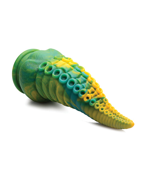 No Eta Creature Cocks Monstropus Tentacled Monster Silicone Dildo - Green-yellow - LUST Depot