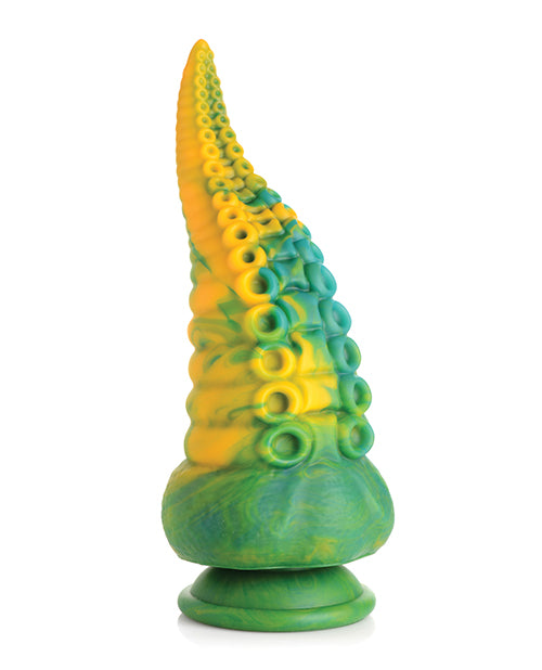 No Eta Creature Cocks Monstropus Tentacled Monster Silicone Dildo - Green-yellow - LUST Depot