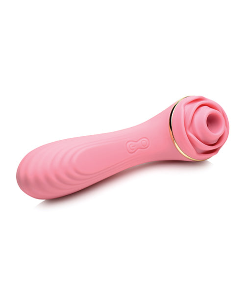 Inmi Bloomgasm Passion Petals 10x Silicone Suction Rose Vibrator - Pink - LUST Depot