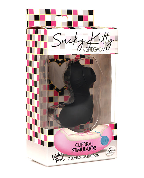 Inmi Shegasm Sucky Kitty Clitoral Stimulator - Black - LUST Depot