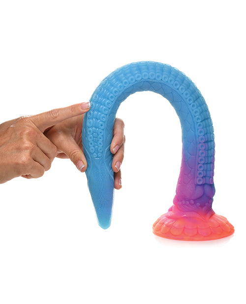 Creature Cocks Makara Silicone Snake Dildo - Glow In The Dark - LUST Depot