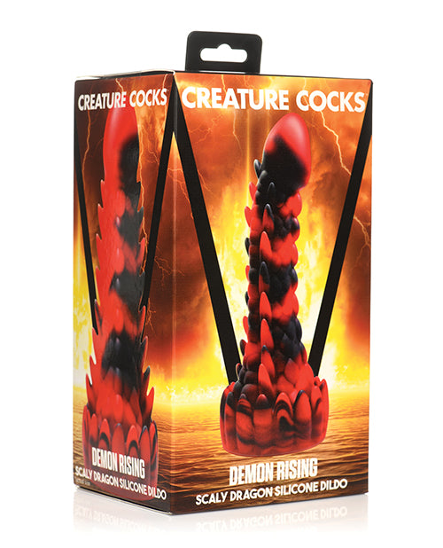 Creature Cocks Demon Rising Scaly Dragon Silicone Dildo - LUST Depot