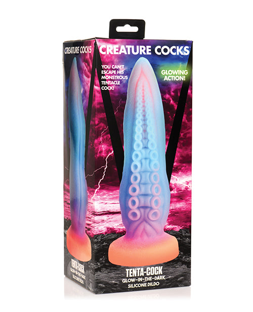 Creature Cocks Tenta-cock Silicone Dildo - Glow In The Dark