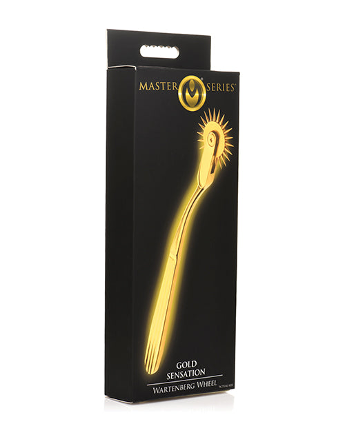 Master Series Gold Sensation Wartenberg Wheel - Gold - LUST Depot