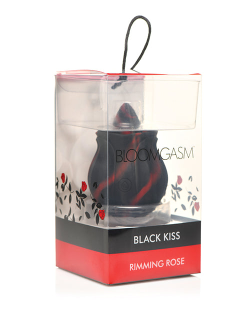 Bloomgasm The Rose Fondle 10X Massaging Clit Stimulator - Black - LUST Depot