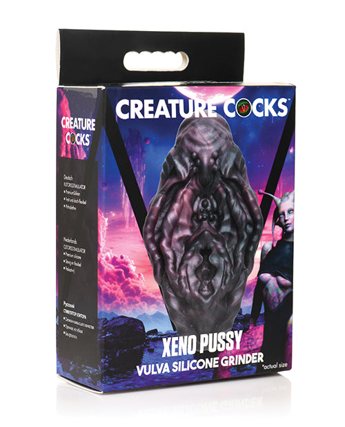 Creature Cocks Xeno Pussy Vulva Silicone Grinder - Multi Color - LUST Depot