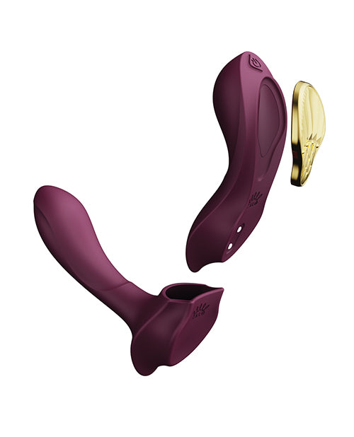 Zalo Aya Wearable Vibrator W-remote - Velvet Purple - LUST Depot