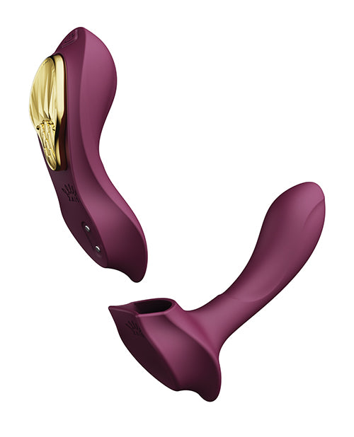 Zalo Aya Wearable Vibrator W-remote - Velvet Purple - LUST Depot