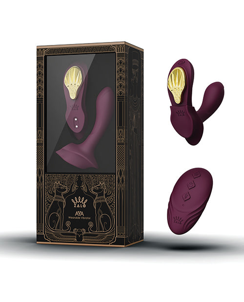 Zalo Aya Wearable Vibrator W-remote - Velvet Purple - LUST Depot