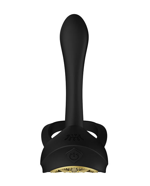 Zalo Bayek Vibrating Couples Ring W-remote - Obsidian Black - LUST Depot