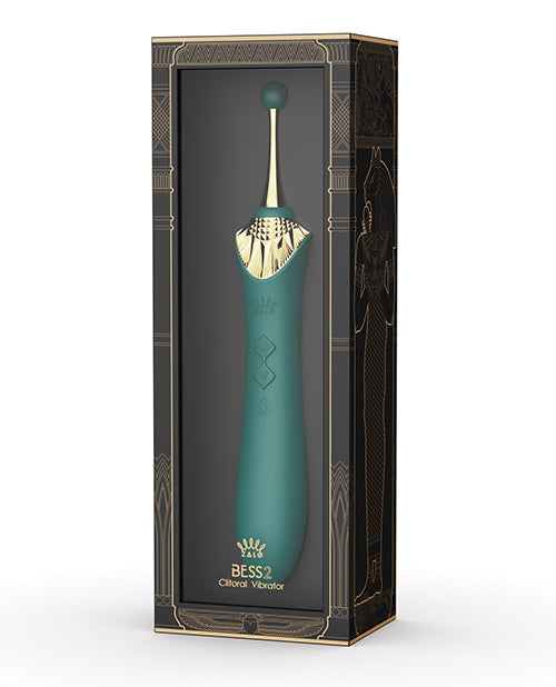 Zalo Bess 2.0 Clitoral Vibrator - Turquoise Green - LUST Depot