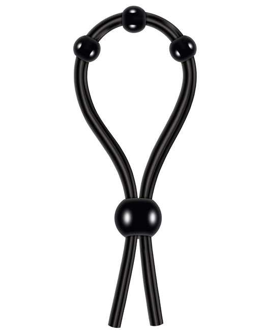 Zero Tolerance Ultimate Lasso Cock Ring - Black - LUST Depot