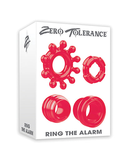 Zero Tolerance Ring The Alarm Cock Ring - Red - LUST Depot