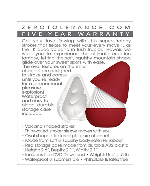 Zero Tolerance Kilauea Stroker - White - LUST Depot