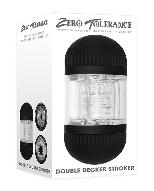 Zero Tolerance Double Decker Stroker - Black-clear - LUST Depot