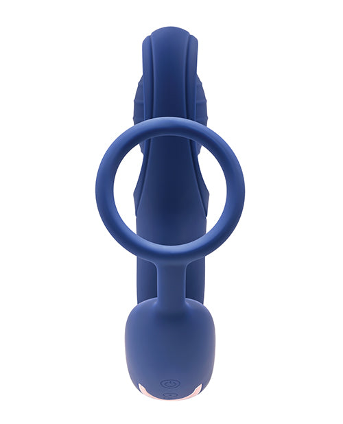 Zero Tolerance Extra Mile C Ring Vibrator - Blue - LUST Depot