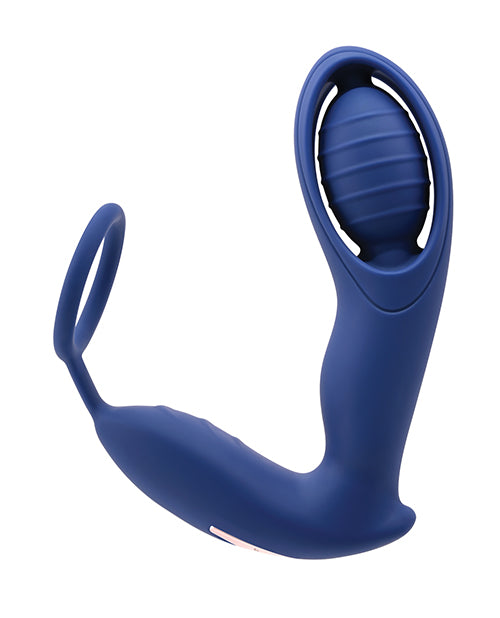 Zero Tolerance Extra Mile C Ring Vibrator - Blue - LUST Depot