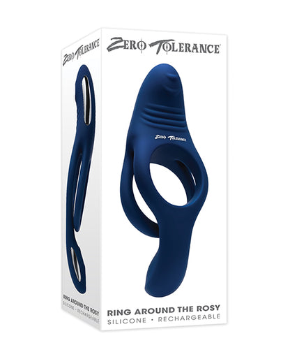 Zero Tolerance Ring Around the Rosy Cock & Ball Vibrator - Blue - LUST Depot