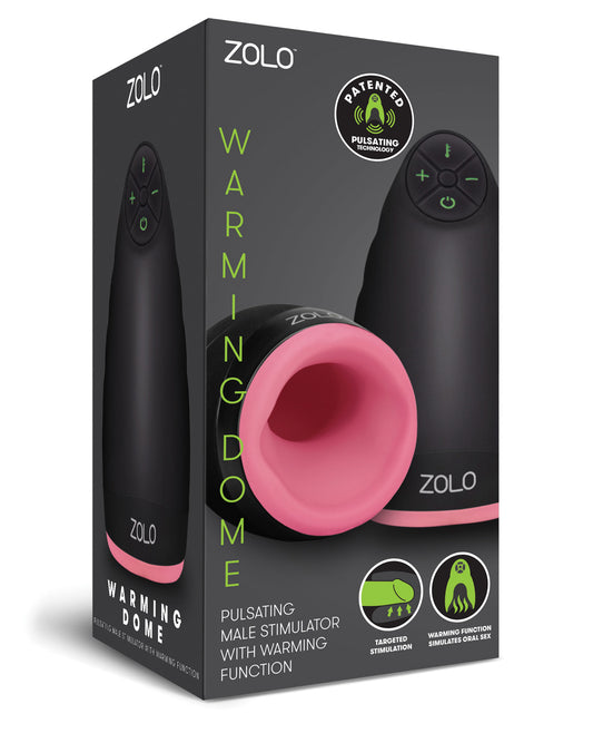 Zolo Pulsating Warming Dome Male Stimulator - LUST Depot