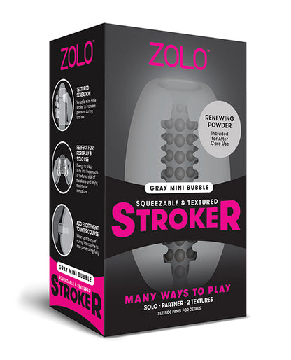 Zolo Mini Bubble Stroker - Gray - LUST Depot