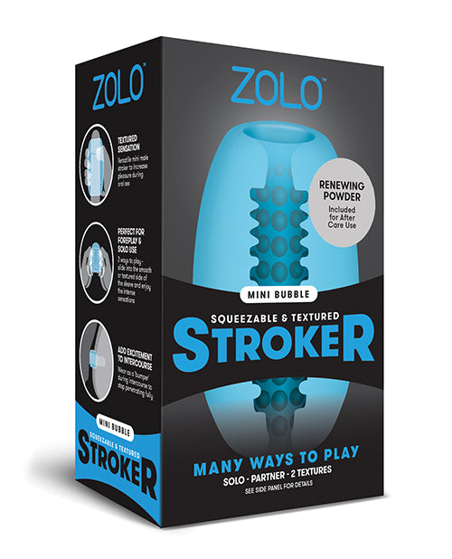 Zolo Mini Bubble Stroker - Blue - LUST Depot