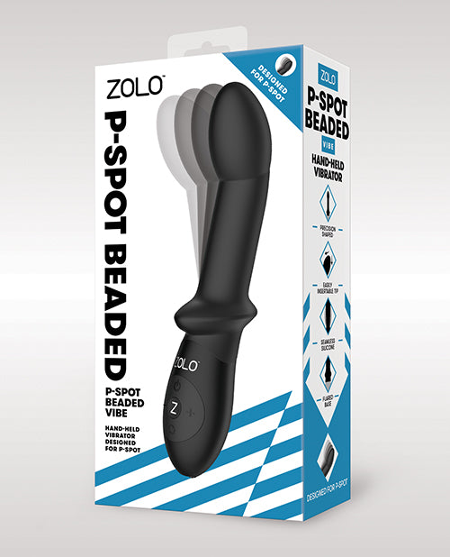 Zolo P Spot Beaded Vibe - Black - LUST Depot