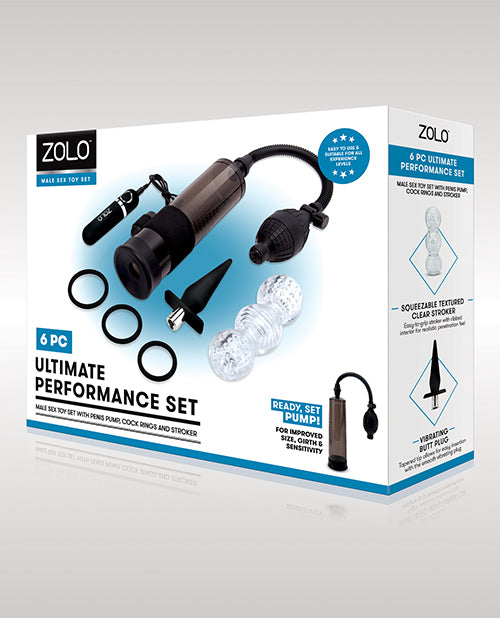 Zolo 6 Pc Ultimate Performance Set - Black - LUST Depot