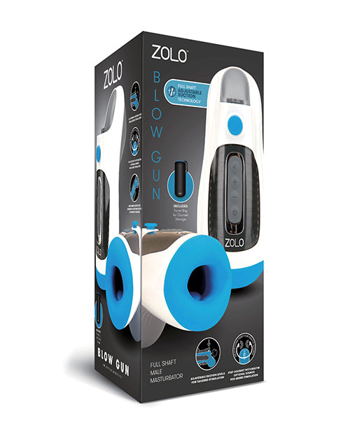 Zolo Blow Gun - White-blue - LUST Depot